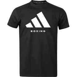 T-Shirt ADIDAS PERFORMANCE "Community T-Shirt Boxing" Gr. S, schwarz, Shirts, Herren, S, Obermaterial: 100% Baumwolle