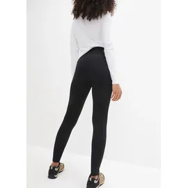 bonprix Thermoleggings Skinny Fit Schwarz 52/54