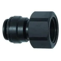 Riegler Aufschraubverbinder POM, G 1/4, für Schlauch-Außen- Ø6 mm