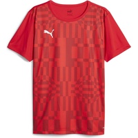 Puma Puma, Herren, Sportshirt, individualRISE Graphic Jersey (XL), Rot, XL