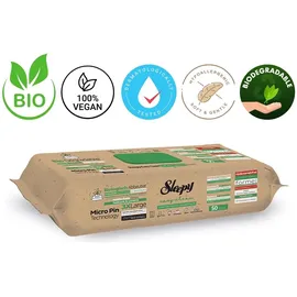 Sleepy Easy Clean Bio Oberflächen und Boden Reinigungstücher 2 in 1 (Grün) mit Teebaum & Limette - 1 Packung x 50 Tücher