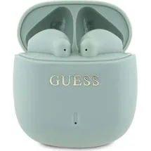 GUESS Printed Classic Logo - TWS Bluetooth-Kopfhörer + Ladetasche Grün