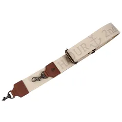 Schulterriemen HARBOUR 2ND "Käthe", braun (cognac), Textil, Taschenanhänger, Anker Emblem
