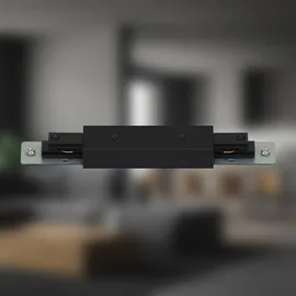 Briloner Rail Einspeisung Mitte Zubehör 20 cm Schwarz