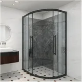 neu.haus Duschrückwandset Bladel 120x60 cm Grau