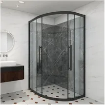 neu.haus Duschrückwandset Bladel 120x60 cm Grau