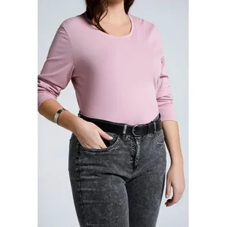 Ulla Popken Hüftgürtel Ledergürtel echtes Leder Länge bis 155 cm schwarz 145