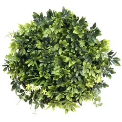 Pflanzenmatte /-wand / Vertikaler Garten LEAFLUXE WALL 2 50x50cm rund grün hjh LIVING
