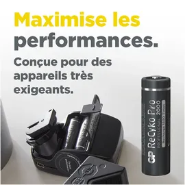 GP Batteries ReCyko Pro Mignon AA NiMH 2000mAh, 4er-Pack (125210AAHCB-C4)