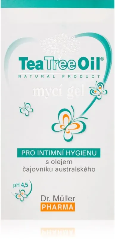Dr. Müller Tea Tree Oil For intimate hygiene Gel für die intime Hygiene mit Teebaumextrakt 200 ml