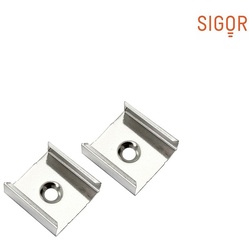 SIGOR Montageklammern für Aufbauprofil 15, 2 Stk., Federstahl SIG-9857901