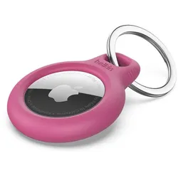 Belkin Secure Holder mit Schlüsselanhänger für Apple AirTag, pink