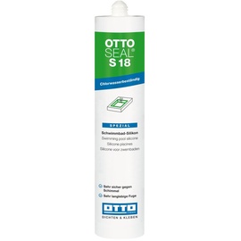 Otto-Chemie OTTOSEAL S18 Das Schwimmbad-Silikon 310 ml Kartusche C01 weiss