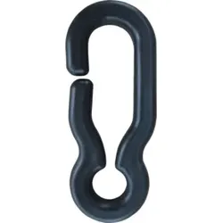 TEMKA Universalhaken schwarz für Kunststoffkette
