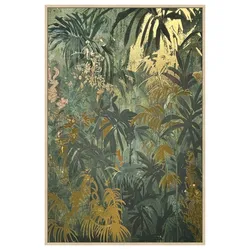 Keilrahmenbild Lotta Grün/Gold/Natur ca. 60x90cm
