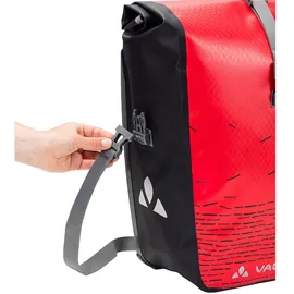 Vaude Aqua Back Print Single Gepäcktasche schwarz/rot (12804-031)