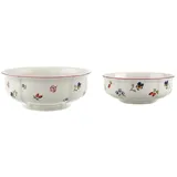 Villeroy & Boch Petite Fleur Schüssel rund, Premium Porzellan & h - Petit Fleur Dessertschale, zarte Schale aus Premium Porzellan mit filigranen Reliefs