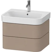 Duravit Happy D.2 Plus Waschtisch-Unterschrank HP4386075750000 62,5 x 49 cm, leinen, 2 Schubkästen