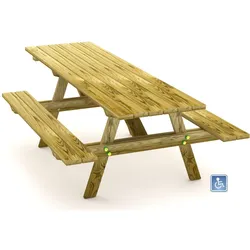 Picknicktisch mit erleichtertem Zugang h575_42