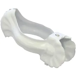 Dekoklammer für Raffhalter GARDINIA "Donauklammer" Gr. 1, weiß, L:15cm, Raffhalter, für Dekorationen von Stoffe