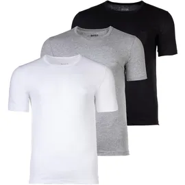 Boss Classic Kurzarm-T-Shirt 3 Einheiten White / Grey / Black 2XL