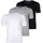 Boss Classic Kurzarm-T-Shirt 3 Einheiten White / Grey / Black 2XL