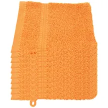 Julie Julsen Waschhandschuh 15 x 21 cm orange