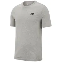 Nike Sportswear Club Herren-T-Shirt Dark Grey Heather/Black XXL