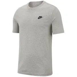 Nike Sportswear Club Herren-T-Shirt Dark Grey Heather/Black XXL