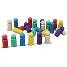 Wissner Jumbo-Spielfiguren in 6 Farben (24 Stück)