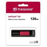 Transcend JetFlash 760 128GB schwarz/rot USB 3.0