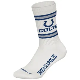 NFL Indianapolis Colts 3pk Huddle Crew Socks, 43-46