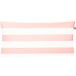 Kissenbezug IRISETTE "Tape 8577", rosa, B:80cm L:40cm, Mako-Satin, Obermaterial: 100% Baumwolle, Kissenbezüge, in einer hochwertigen Qualität