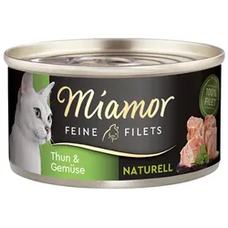 MIAMOR Feine Filets Naturell Tuna&Vegetables 80g