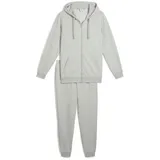 Puma Herren Trainingsanzug Hooded Sweat Suit TR 684855-04 S - Light Gray Heather - S