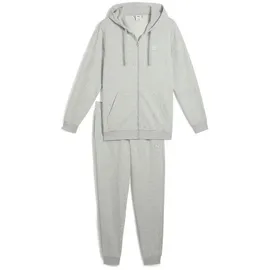 Puma Herren Trainingsanzug Hooded Sweat Suit TR 684855-04 S - Light Gray Heather - S