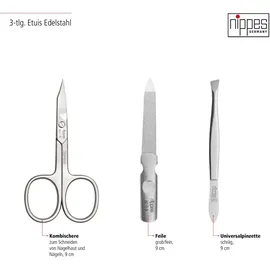 Nippes Solingen Manikür-Etui Whiskey 1 St