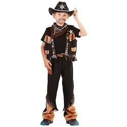 Cowboy-Kostüm für Kinder, braun/schwarz