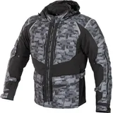 BÜSE Bristol Camo, Textiljacke - Schwarz/Grau/Hellgrau - M