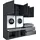 laundreezy Mehrzweckschrank-Set 238 x 68 x 238 cm Grau