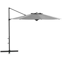 Outsunny Ampelschirm 294 x 294 cm Grau