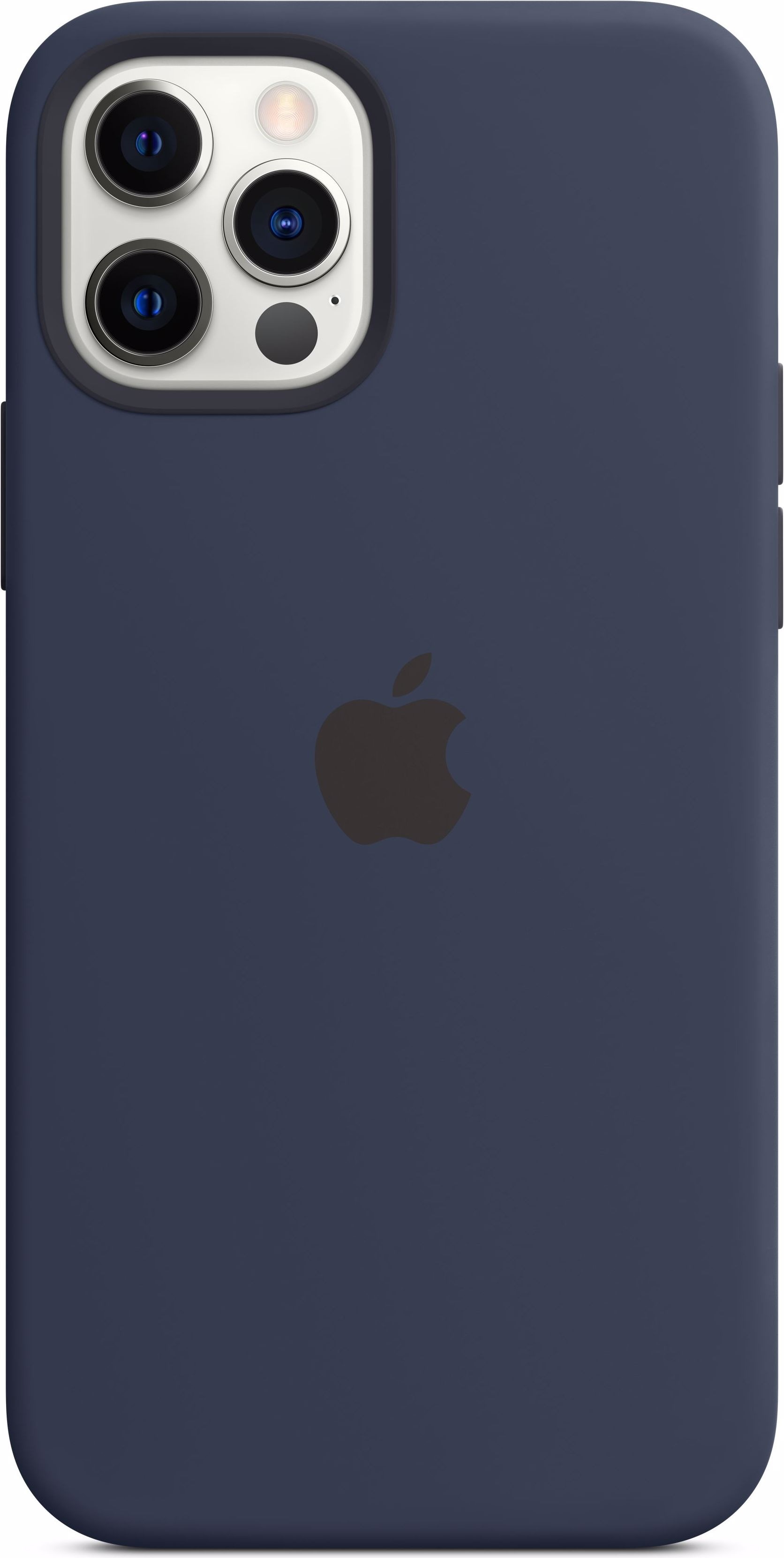Apple Silikon Case mit MagSafe (iPhone 12 Pro, iPhone 12), Smartphone Hülle, Blau