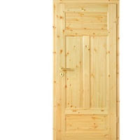 Kilsgaard Zimmertür mit Zarge Set Typ 02/04-N Holz Kiefer unbehandelt, DIN Links, 290-310 mm,735x2110 mm
