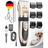 Oneisall Leise Hundeschermaschine Profi Schermaschine Hund Katze Tierhaarschneid