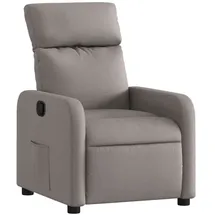vidaXL Relaxsessel Taupe Stoff