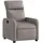 vidaXL Relaxsessel Taupe Stoff
