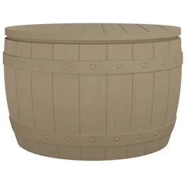 vidaXL 3-in-1 Gartenbox Hellbraun Polypropylen