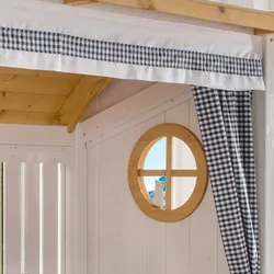 Infanskids Vorhang-Set für Alpenhütte, VERSANDKOSTENFREI
