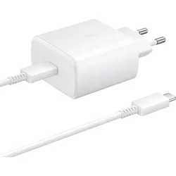 Samsung USB-C Adapter 45W - Mit USB-C Kabel - EP-TA845 - Weiß