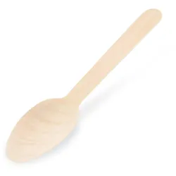 VEPATIM 500x Holzlöffel Löffel aus Holz 16 cm XL Breite 4,5 cm umweltfreundlich